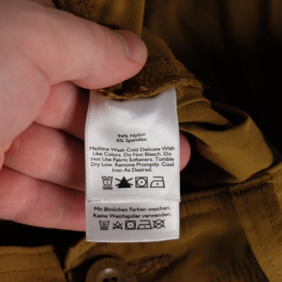 Eddie Buaer First Accent Pants Mens 38X32 Brown Hiking Nylon Lightweight Pockets - Picture 10 of 11